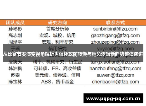 从比赛节奏演变视角解析世俱杯攻防转换与胜负逻辑新趋势整体演进 从比赛节奏演变视角解析世俱杯攻防转换与胜负逻辑新趋势整体演进